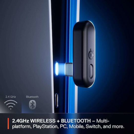 SteelSeries Arctis GameBuds Wireless In Ear Gaming Headset with Bluetooth Connectivity White for PS5