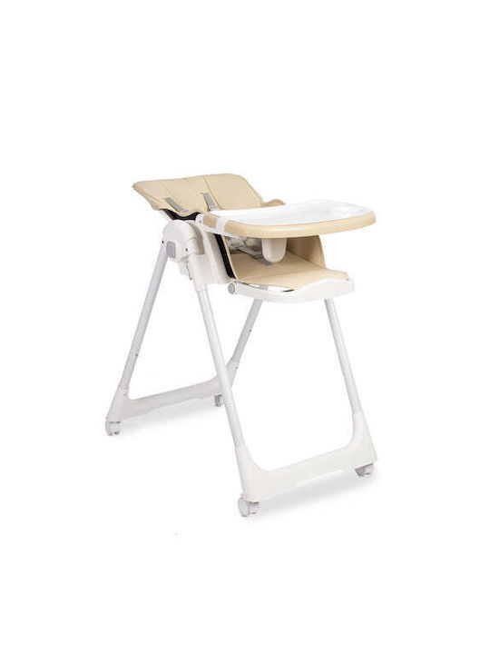 Caretero Large Foldable Baby Highchair Beige