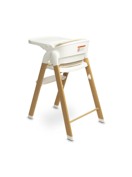 Caretero Triplo Klappbarer Baby Hochstuhl Beige