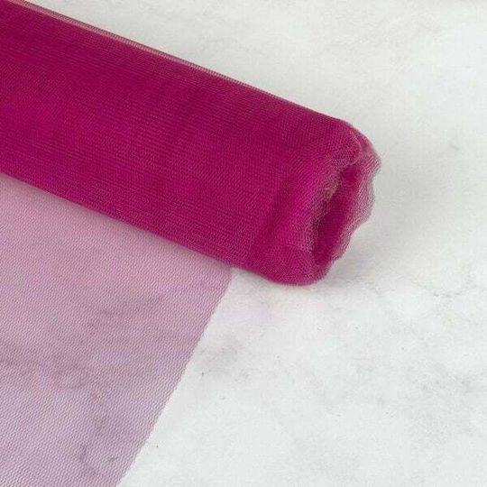 Decoration Fabric Tulle 90x2000cm Fuchsia