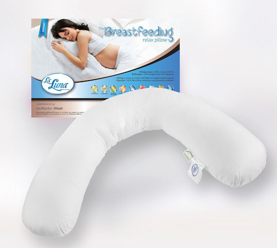 La Luna Pregnancy & Breastfeeding Pillow White 150cm