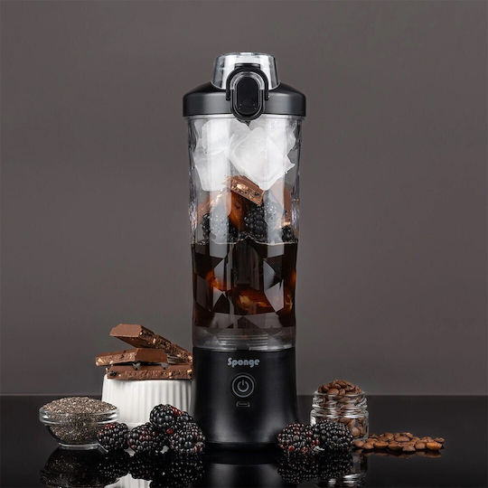 Sponge Mixer Mit Kunststoffkanne 600 ml Schwarz
