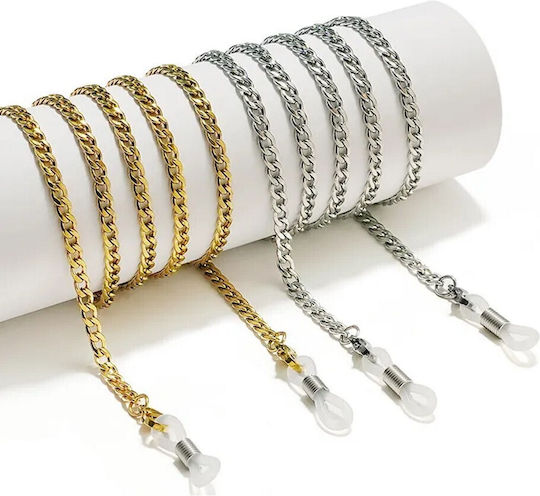 Brillenkette & Halskette Cuban Link Chain Gold