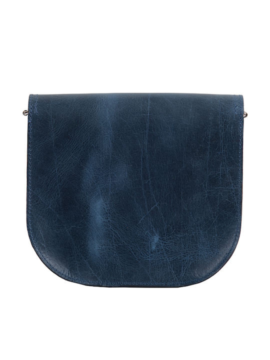 Bohemia By Kouros Leather Bag 13-1 Blue