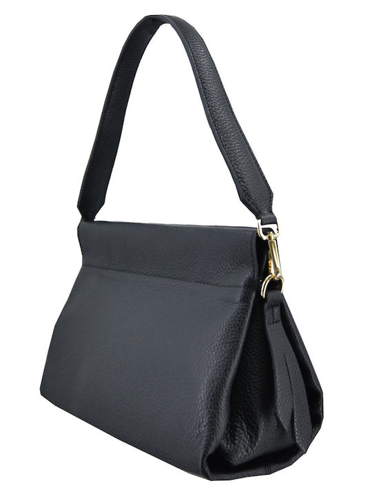 Leather 100 Leather Women's Bag Code 41-bag-2402-67 Black