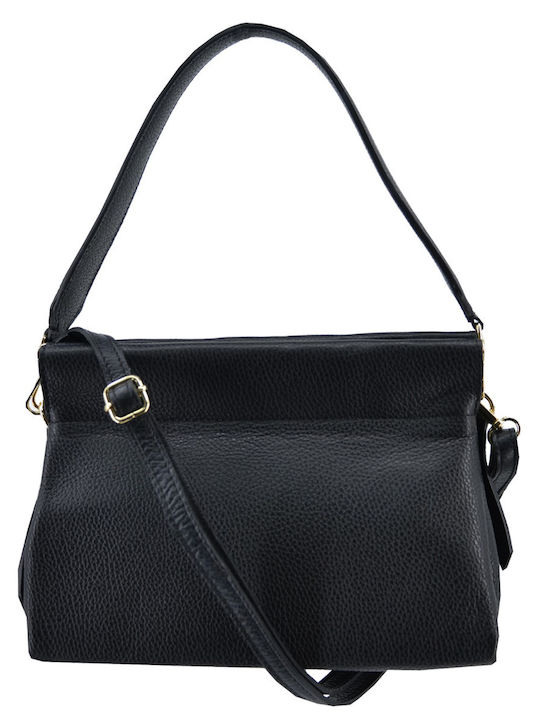 Leather 100 Leather Women's Bag Code 41-bag-2402-67 Black
