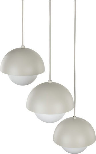 TK Lighting Κρεμαστό Φωτιστικό Μπεζ 31.5εκ.