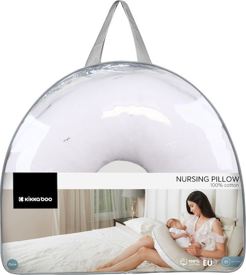 Kikka Boo Μαξιλάρι Εγκυμοσύνης & Θηλασμού Λευκό 60cm