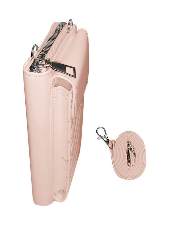 Γυναικεία Τσάντα Χιαστί Ροζ 227806PEACHPINK