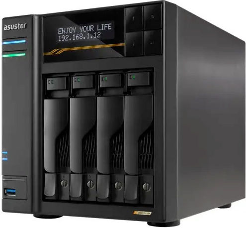 Asus AS6804TAS6804T NAS Tower με 4 θέσεις για M.2/SSD και 4 θύρες Ethernet