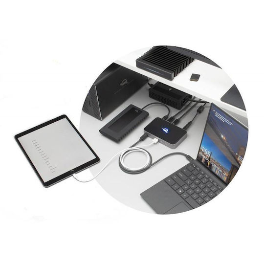 OWC Thunderbolt Hub USB-C / Thunderbolt 4 / USB-A Docking Station με 4K Μαύρο