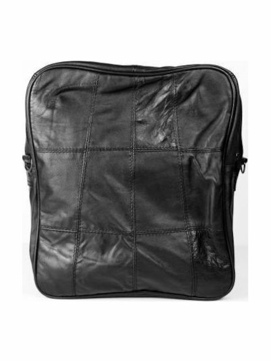 Kouros Leder Herren Schultertasche 07-1257 Schwarz