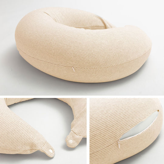 Palamaiki Beige Pregnancy & Breastfeeding Pillow 73cm