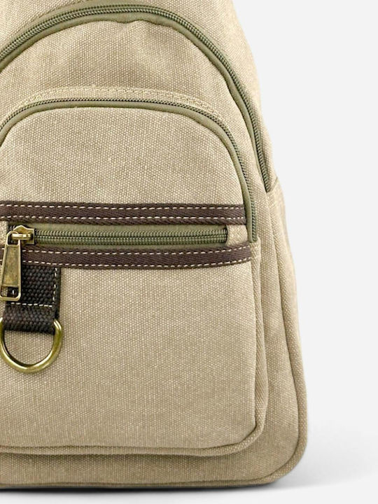 Rcm Chest Bag Canvas Fabric 210056-057 Beige