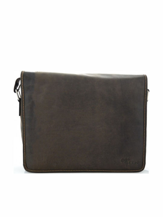 Leder Tasche für Herren Kion 588 Dunkelbraun