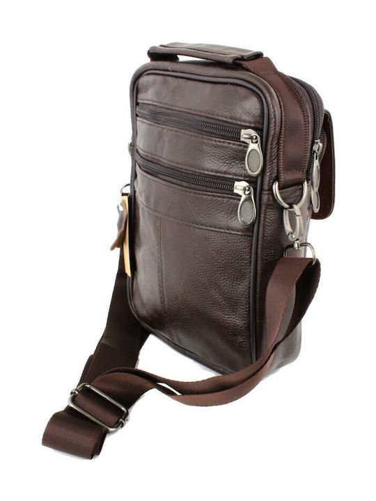 Tσαντακι Ανδρικο Κρεμαστο Δερματινο – Leather Καφε Tsa.103.02.003 Annie204 Tσαντακι Ανδρικο Κρεμαστο Δερματινο – Leather Καφε Tsa.103.02.003 Annie204