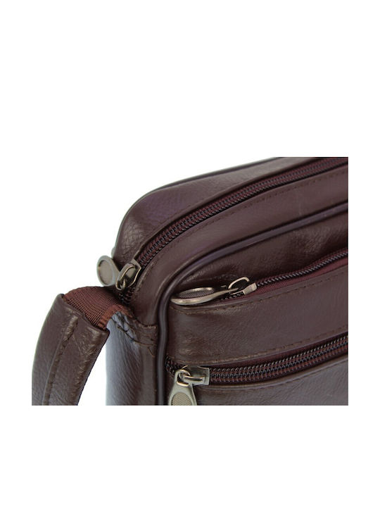 Ανδρικο Τσαντακι Χειρος Annie Leather Γνησιο Δερμα Καφε James Bond Tsa.101.03.05.013 0387 Ανδρικο Τσαντακι Χειρος Annie Leather Γνησιο Δερμα Καφε James Bond Tsa.101.03.05.013 0387