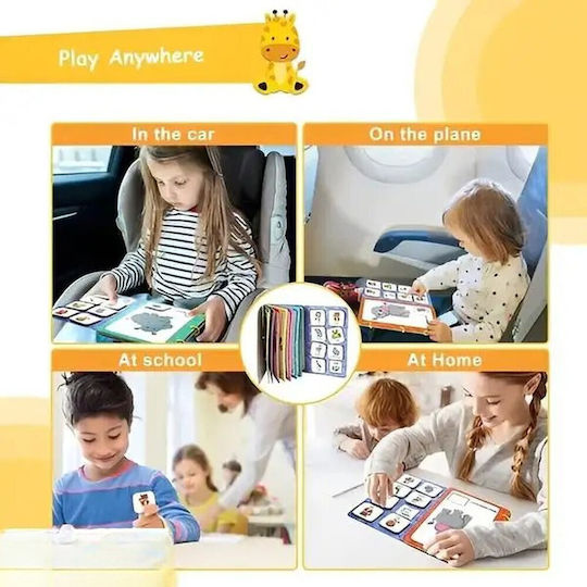 Велкро Montessori Книга за Деца 3+ години+ Години
