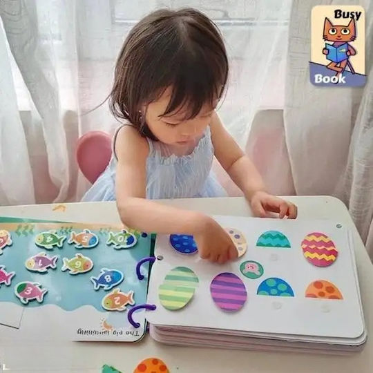 Велкро Montessori Книга за Деца 3+ години+ Години
