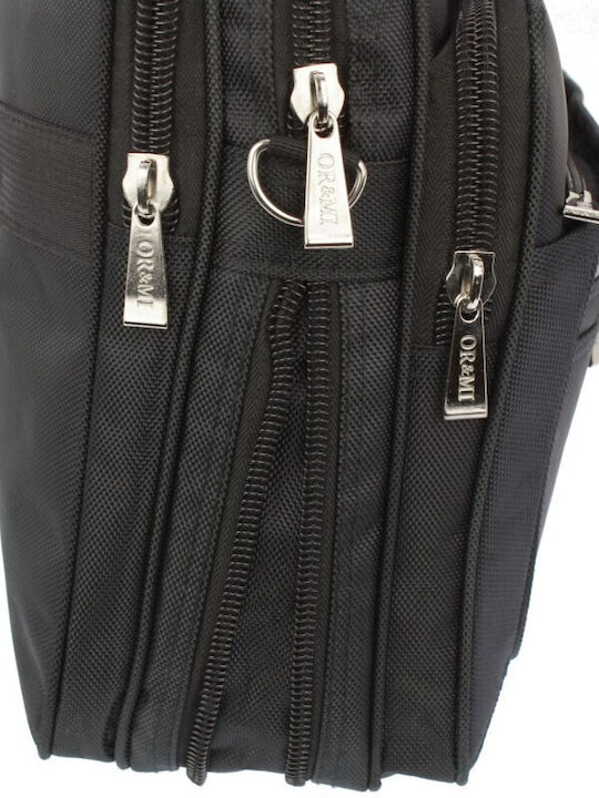Einkaufstasche Ormi 40x13x30 Stoffschwarz Braun Tsa.101.02.01.073 9037