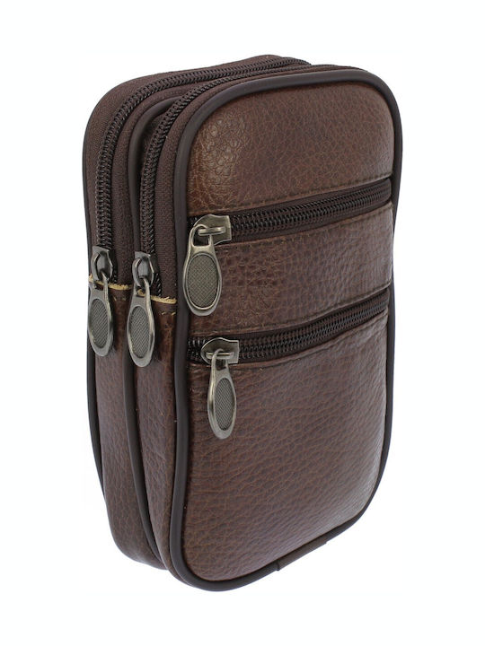 Annie Leather Genuine Leather Brown Belt Bag Tsa.101.03.04.035 895