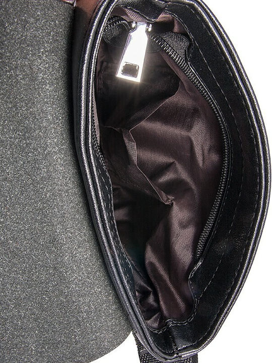 Geantă Bărbătească Neagră de Umăr Tip Crossbody 17061-01 V-store