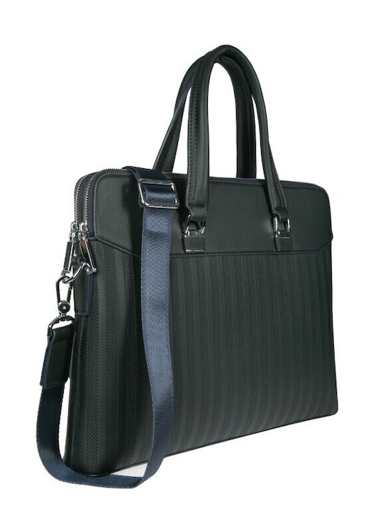 Professionelle Herren Tasche Aktentasche Blau 6047 V-store