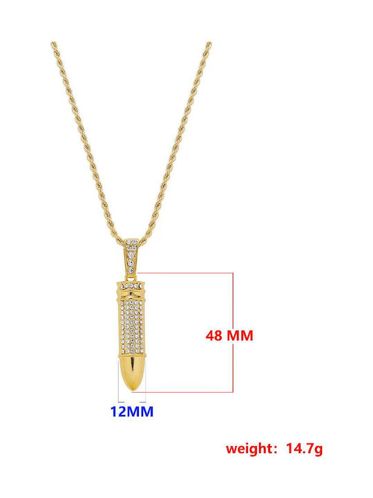Ghetto Halskette mit Diamant