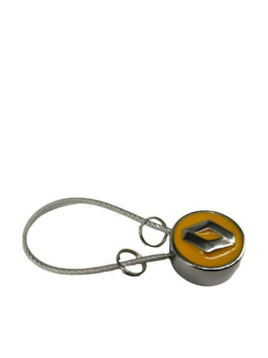 Renault Logo Keychain Yellow 4305-k