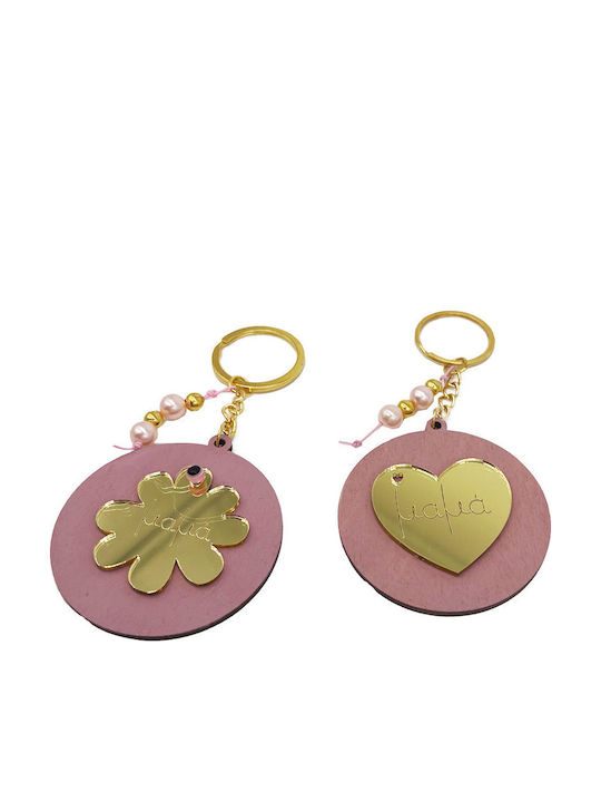 Handmade Keychain Charm for Mom Flower
