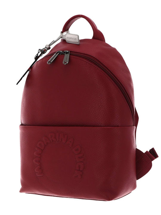 Дървени Дамска Раница Mandarina Duck Marshmellow Backpack P10jkt0404o Цвят Румба Червен