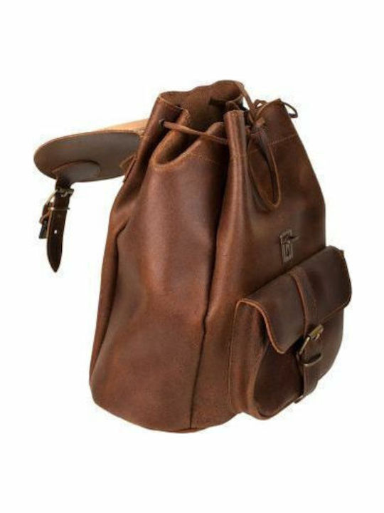 Kouros Leder Rucksack Leder Krouta-403-Braune