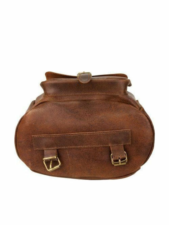 Kouros Leder Rucksack Leder Krouta-403-Braune