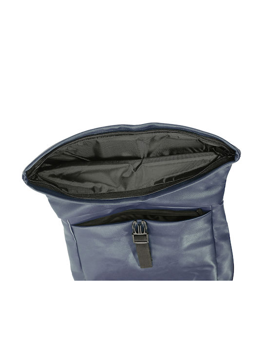 Pera Backpack Waterproof Backpack Shoulder Bag Colour Dark Blue Pera Vegan Backpack Navy Blue