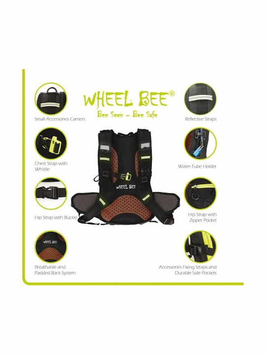 Σακίδιο Πλάτης Led Wheelbee Bike Stelvio Black