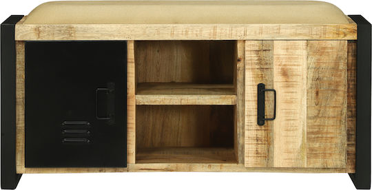 Eingangsmöbel mit Schrank & Bank 100x35x50cm