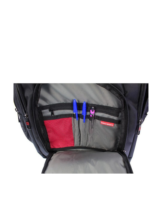Επαγγελματικη Τσαντα Πλατης Backpack 35*50*17 Enrico Benetti Μαυρο Tsa.101.02.03.031 47082