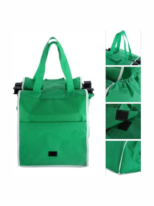 Wiederverwendbare Einkaufstaschen Für Einkaufswagen 2 Stück Kunststoff Polyester