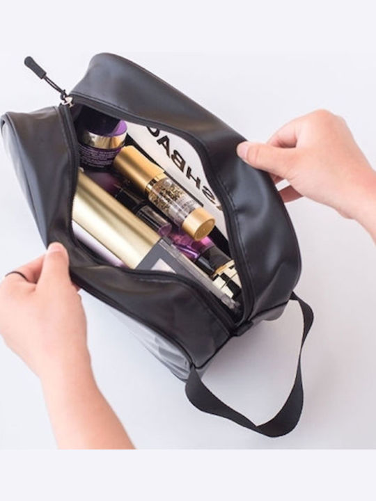 Νεσεσερ Washbag 25χ15εκ Διαφανο-μαυρο Jc05303-085
