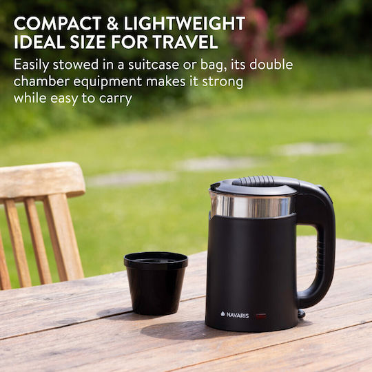 Navaris Fierbător 500ml 1100W Negru