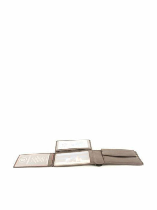 Kouros Leder Herrenbrieftasche 1005 Braun