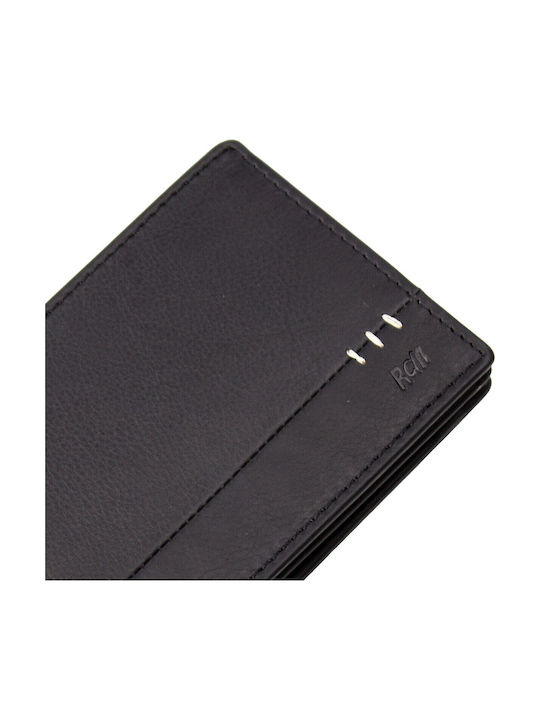 Кожен Мъжки Портфейл Rcm Y34-Черен