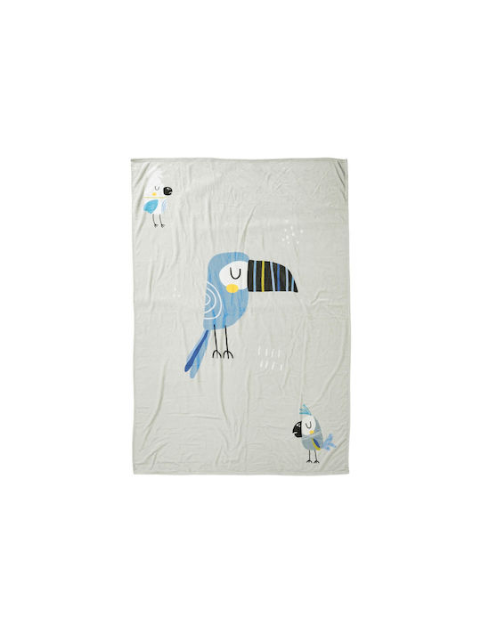 Das Home Κουβέρτα Fleece 4914 Blue, Grey, Mint 160x220εκ.