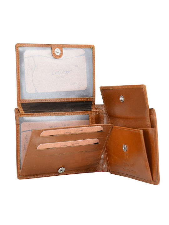 Leather 100 Δερματινο Ανδρικο Πορτοφολι Κωδικος 29-wallet-1-3715 Cognac