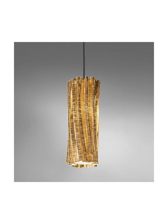 Slamp Pendant Light Black-Gold with Socket E14, E.14