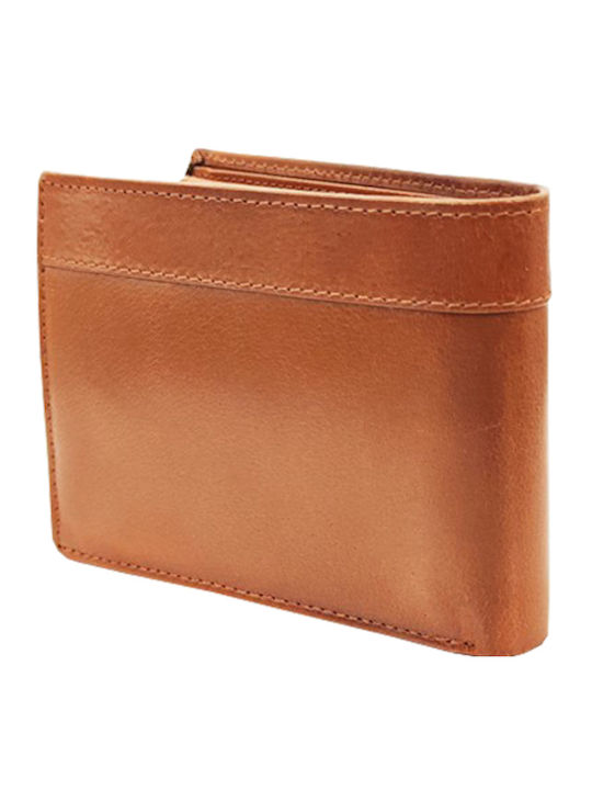 Leather 100 Δερματινο Ανδρικο Πορτοφολι Κωδικος 29-wallet-1-3715 Cognac