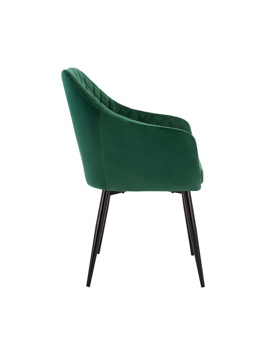 Charles Dining Room Velvet Armchair Cypress 57x63x83cm 2pcs