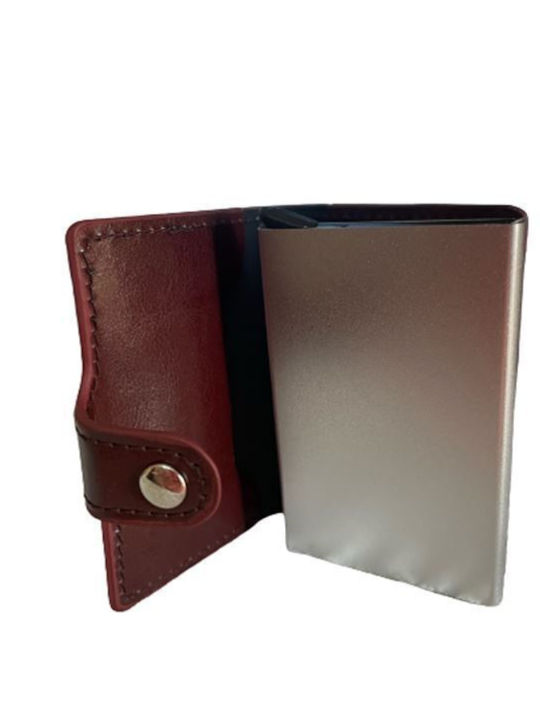 Leder Brieftasche Gts Moda Italia Mit RFID Schutz Hülle Für Kreditkarten Braun