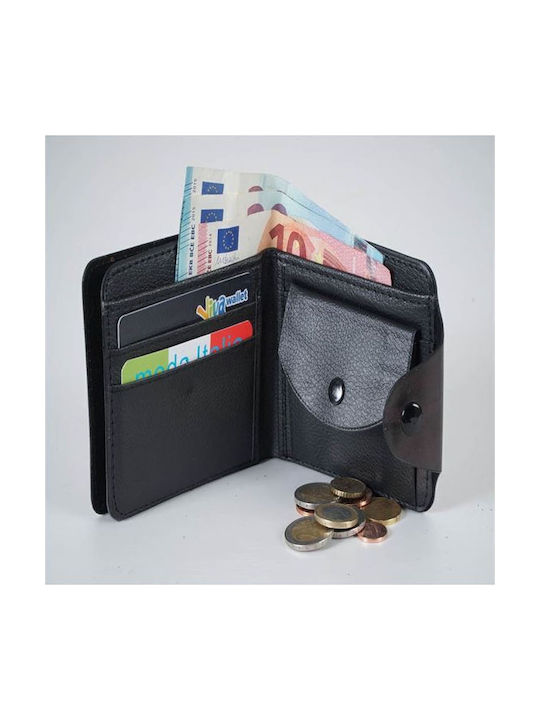 Modisches Herrenbrieftasche Mehrfarbig Künstliches Leder mit Schiebemechanismus