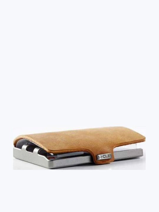 I-clip Soft Touch Caramel Herrenbrieftasche